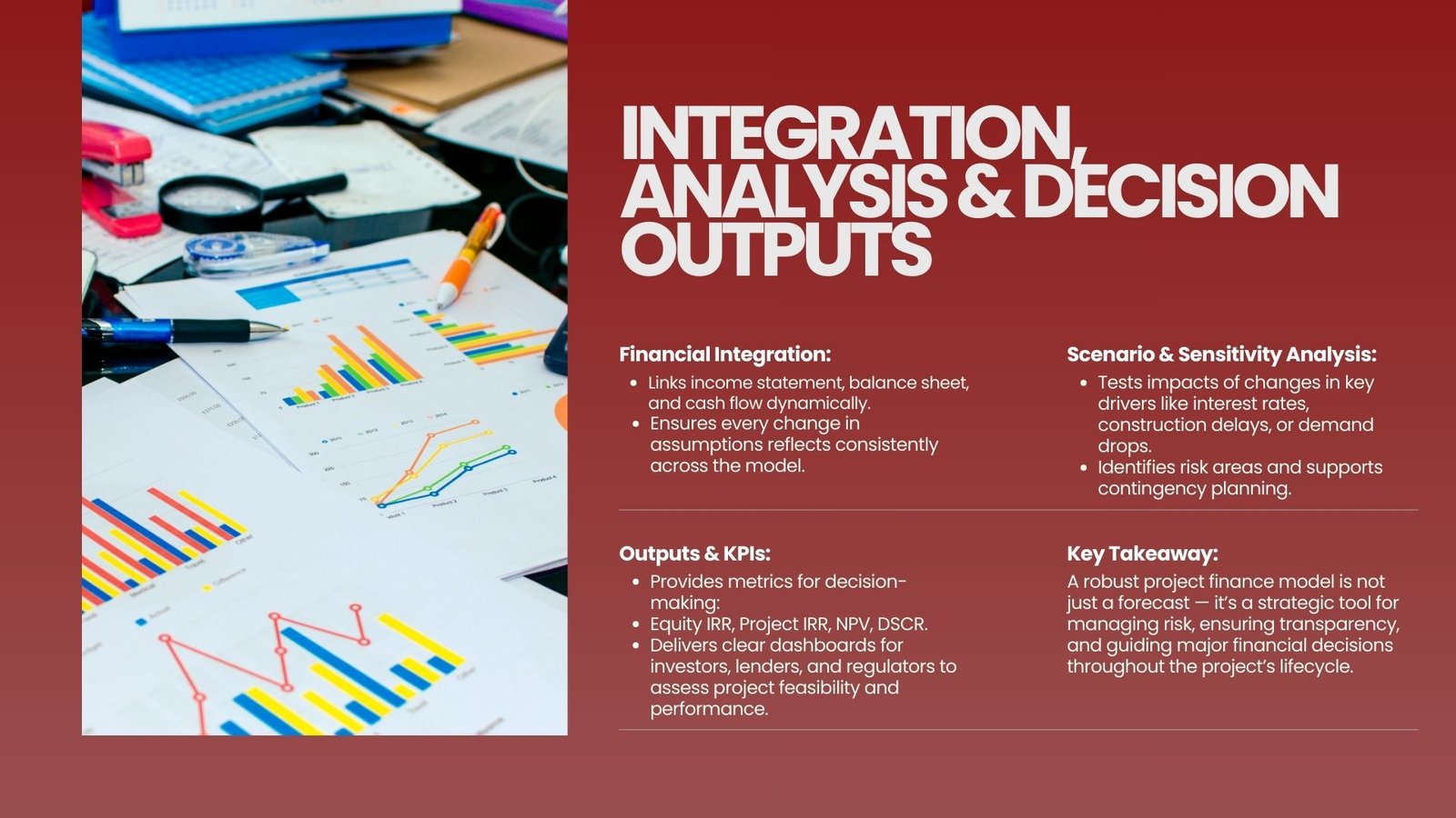 Detailed Components of a Project Finance Model Structure