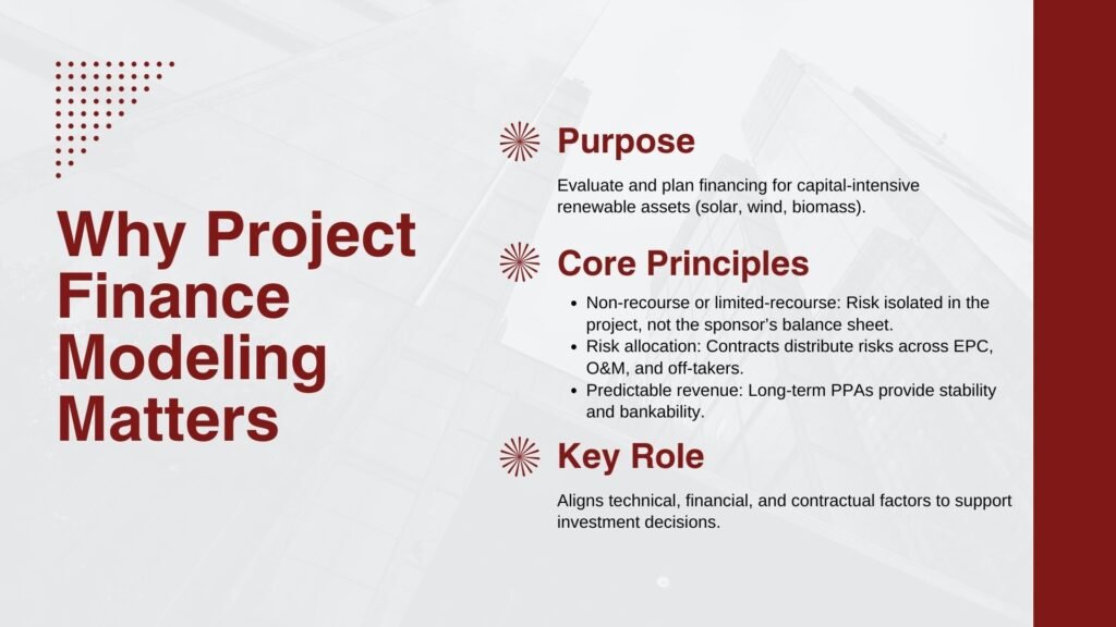 Practical Guide to Renewable Project Finance Modeling Fundamentals