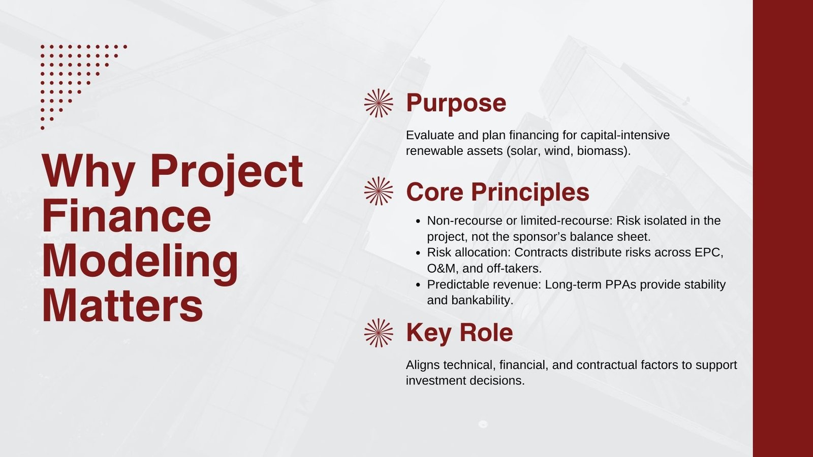 Practical Guide to Renewable Project Finance Modeling Fundamentals