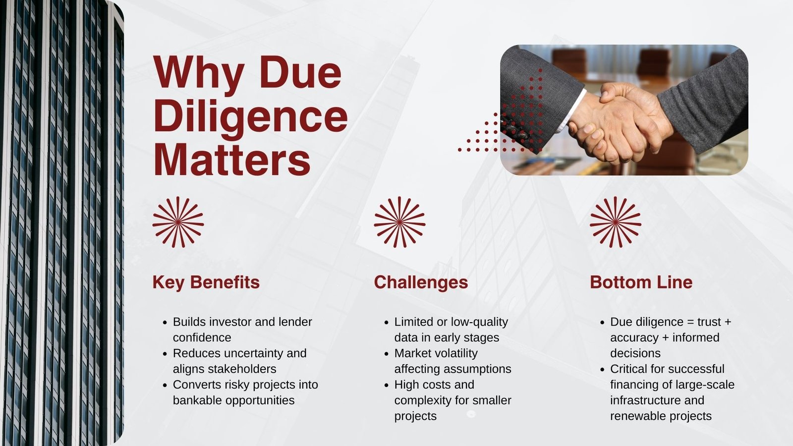 What is Due Diligence in Project Finance Modeling